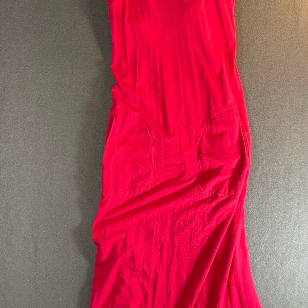 Athleta Vibrant Red Maxi Dress